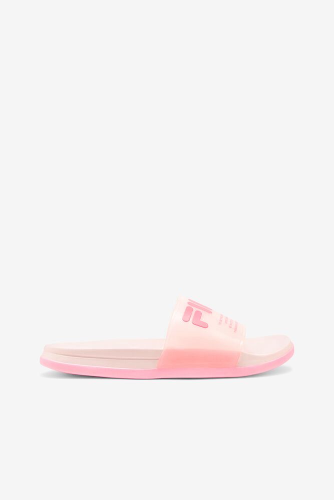 Fila Sandals Womens Pink - Drifter Luxe Clear - Philippines 8039524-YC